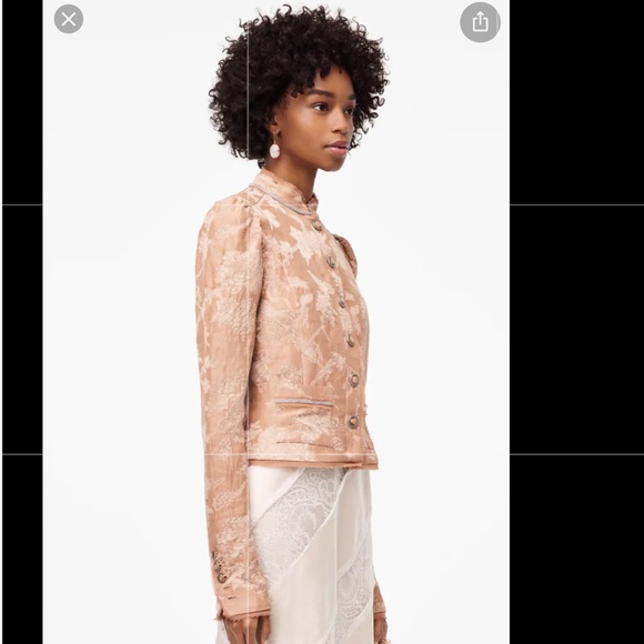 New Zara Limited Edition Jacquard Jacket - Picture 3 of 6